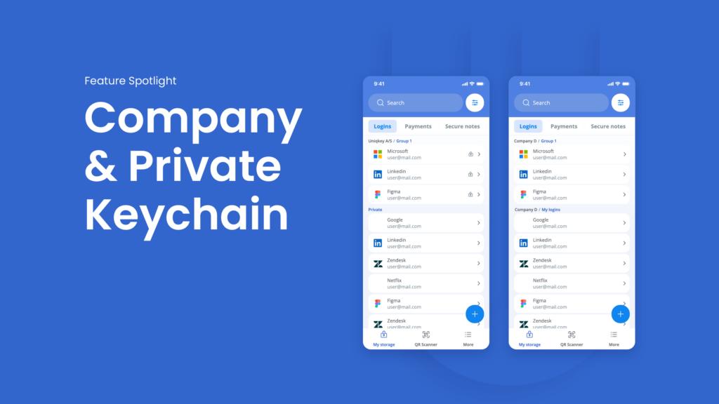 password keychain for companies