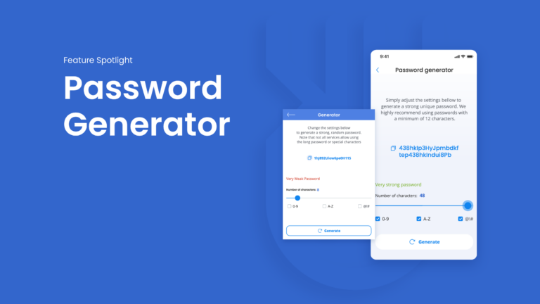 how to create strong passwords using password generator