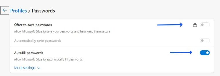 How to Disable Edge Password Manager from Every Device