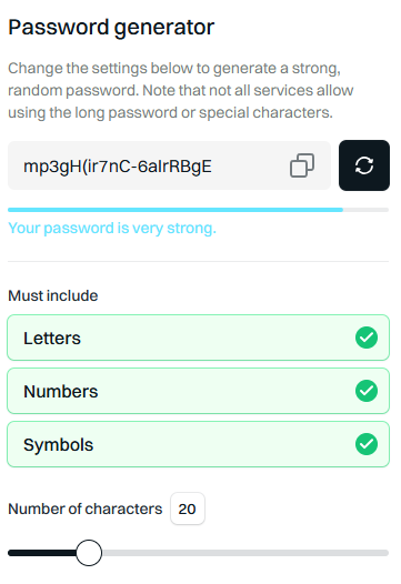 password generator for business